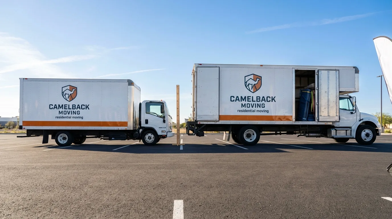 Moving truck size capacity guide in Carrington